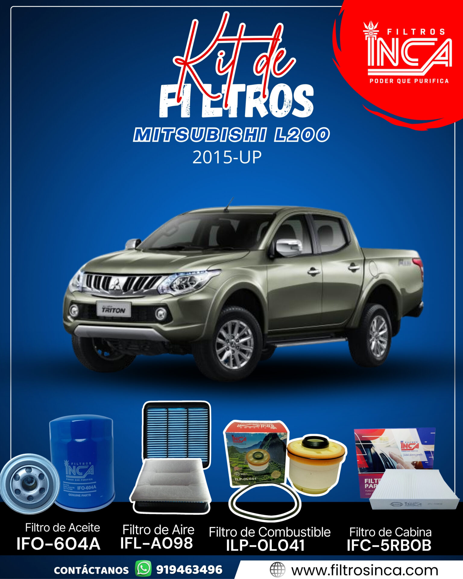 KIT DE FILTROS INCA (2)